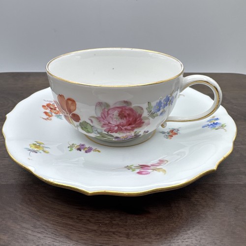 Meissen set tazza - meissen, piattino