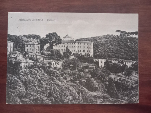 12552 cartolina ariccia nuova - ariccia,
