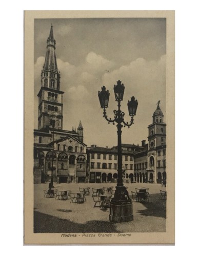 Modena piazza grande e duomo - -,