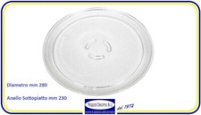 PIATTO VETRO GIREVOLE ROTANTE