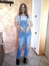 SALOPETTE PREMAMAN GRAVIDANZA JEANS "42"