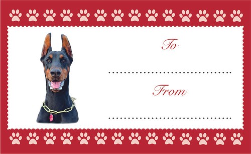 Doberman dog christmas - dog,