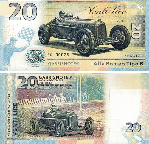 Banconota matej gabris - gabris, italia