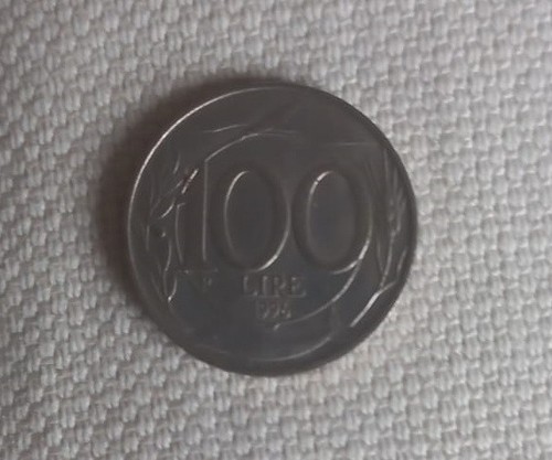 Moneta 100 lire - moneta,