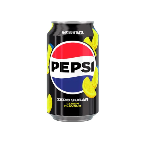 Pepsi max lemon lattine 24 - lemon,