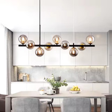 Lampadario 9 sfere vetro a