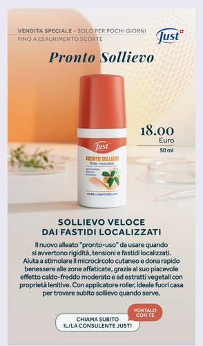 Roll pronto sollievo just - roll-on,