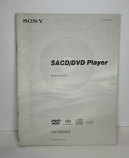 Sony DVP-S9000ES Manuale uso e