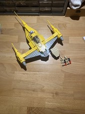 lego star wars naboo starfighter 1999 completo senza scatola e istruzioni