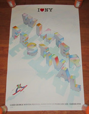 Poster Milton Glaser 1981 Lake