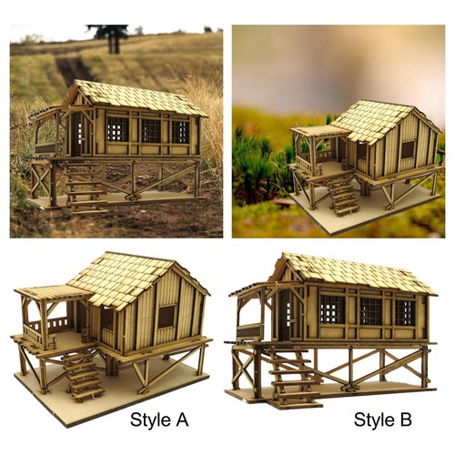 Cabina legno puzzle - 1/72,