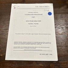 HP 71210A, 71210C Analizzatore