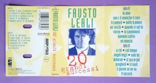 COPERTINA INLAY MC Musicassetta FAUSTO LEALI 20 Grandi Successi  