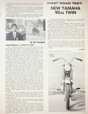 1966 Yamaha 90 Twin Motorcycle