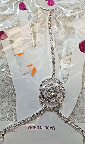 Bracciale con anello - , e