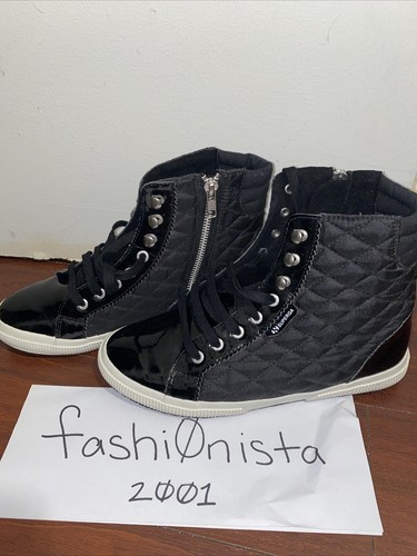 Sneaker alta trapuntata