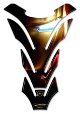 PARASERBATOIO in resina gel 3D IRON MAN THE AVENGERS - ADESIVO PROTEZIONE MOTO