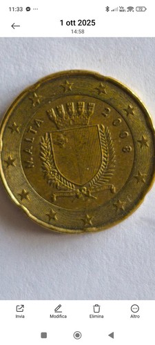 Moneta rara centesimi - rara,
