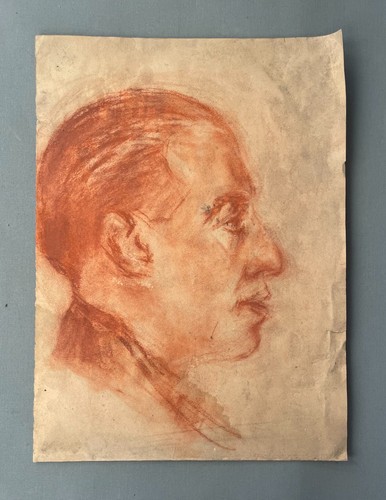 Ritratto uomo profilo - ritratto, di