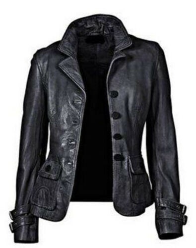 Giacca blazer vera pelle - giacca, in