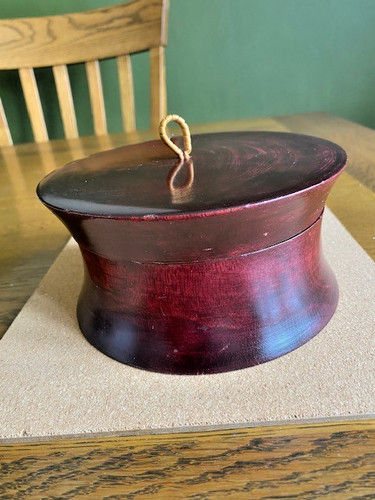 Good quality mahogany circular