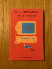 Libro Raul Montanari Sei Tu L'Assassino Raro Marcos Y Marcos Prima Edizione