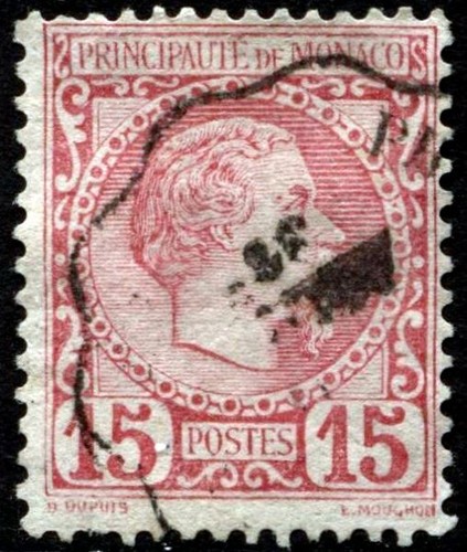 Monaco 1885 effige - 1885, di
