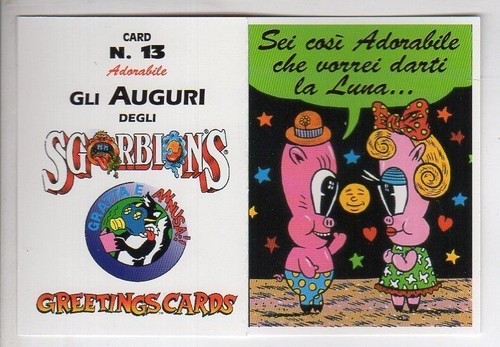 Figurina card gli - card, auguri