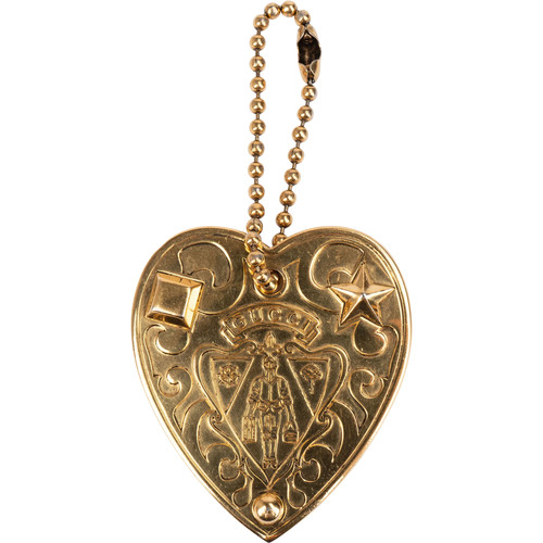 Gucci golden knight heart - gucci,
