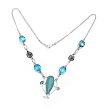 Collana fatta mano etnica - collana, a