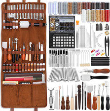 Set Di Attrezzi in Pelle Con
