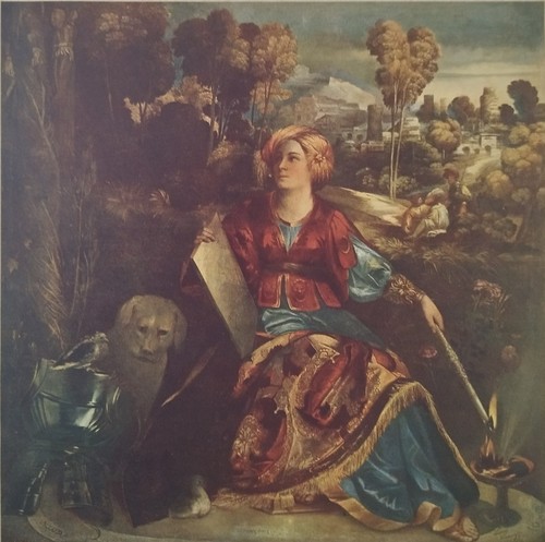 Antica stampa colori del - a,