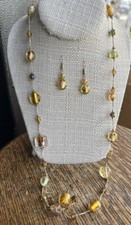 Set Di Orecchini E Collana In