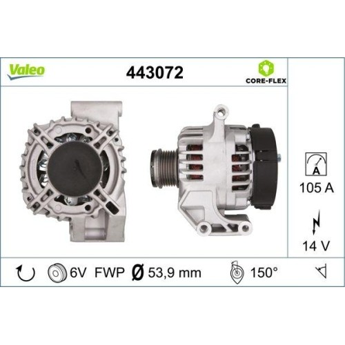 Alternatore valeo 443072 - valeo,