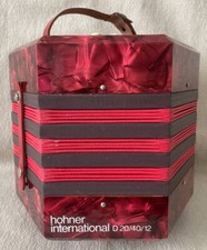 Fisarmonica/armonica a mano vintage Scholer Concertina DDR