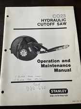 Stanley CO23 cutoff saw parts