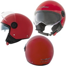 Casco Jet Moto Visiera