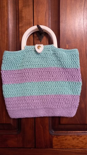 Borsa uncinetto fatta - uncinetto, a