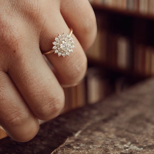 Anello fidanzamento oro - anello,
