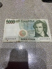 ITALIA - ITALY 5000 LIRE 4 Gennaio 1985 Come Da Foto Rovinato