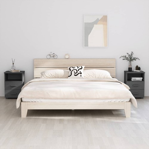 Comodino in legno - comodino,