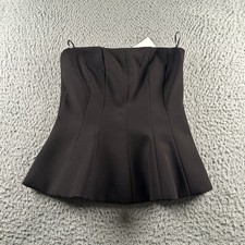 Top corsetto Zara donna S nero