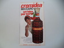 advertising Pubblicità 1973 CREMIDEA BECCARO