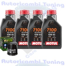 Kit Tagliando Olio Motul 7100 10W40 Per Honda GL1500 F6C Valkyrie SC34 1997>2003