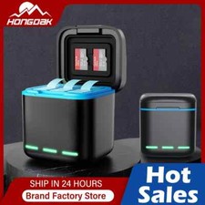 Caricabatteria originale per GoPro Go Pro Hero 8 7 6 5 nero 3 vie caricatore rapido