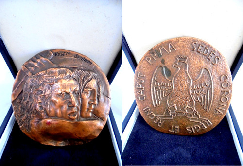 Medaglia bronzo vespri - medaglia,