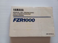 Yamaha FZR 1000 3GM 1991 manuale uso manutenzione libretto italiano originale