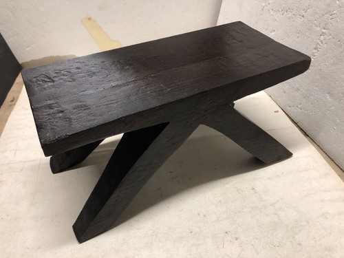 Sgabello legno artigianale - sgabello,