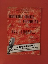 FRED BUSCAGLIONE troviamoci Domani A Portofino / Ogni Giorno SPARTITO 