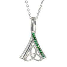 Silver-Plated Celtic Trinity